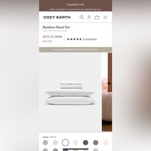 Cozy Earth King Size Sheets